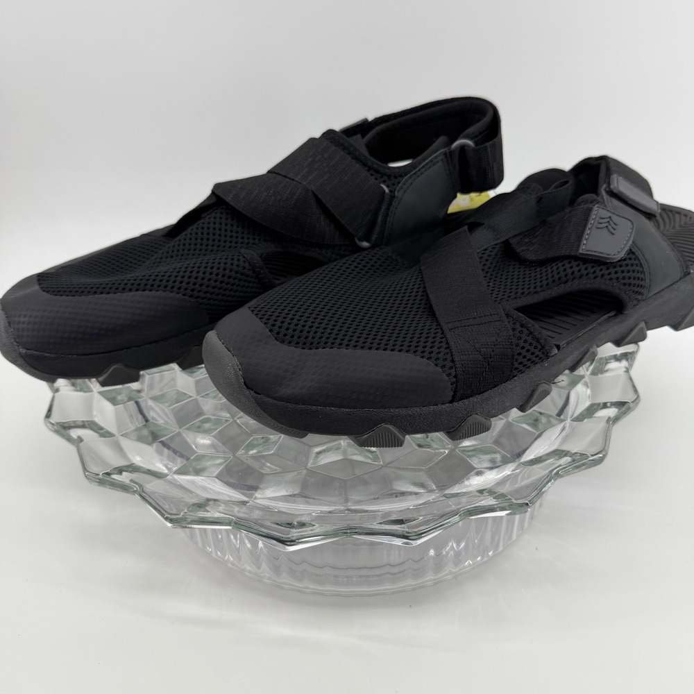 All in Motion Jay Mens Sport Sandals Black Mesh‎ Strap Size 11 NEW